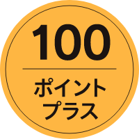 100ポイントプラス