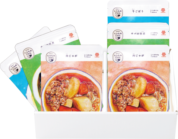 いつものごはん満足セット3種 6袋入