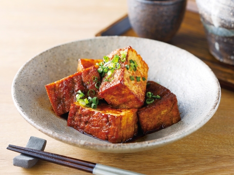 厚揚げのにんにくだし醤油焼き