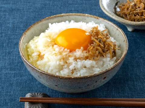 ちりめん山椒の卵かけご飯