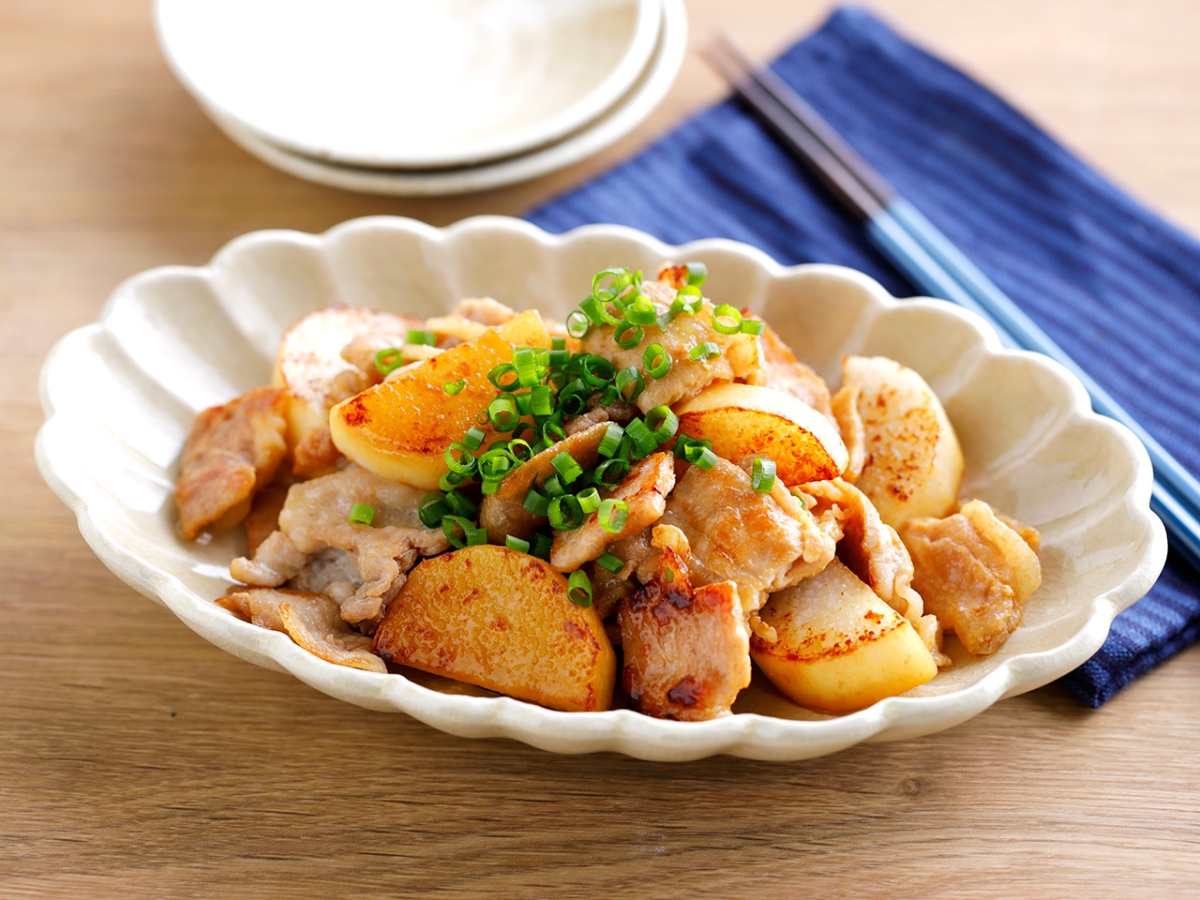 豚肉と長芋の炒め物