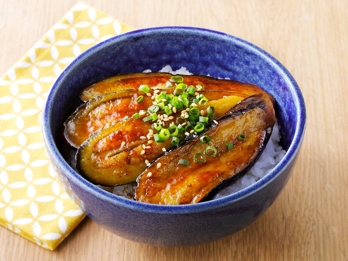 なすの照焼丼