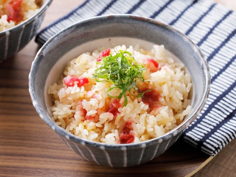 梅の炊込みご飯