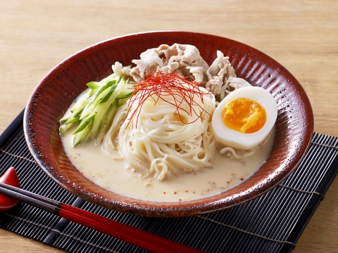 ピリ辛豆乳そうめん