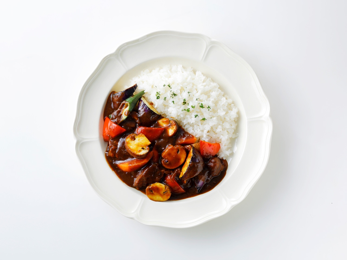 とかちマッシュと夏野菜のカレー